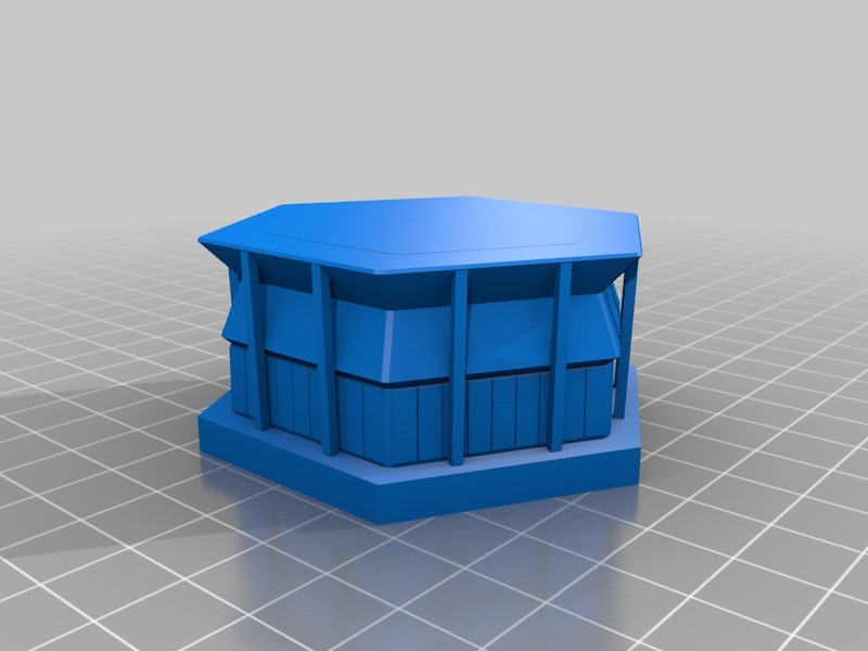 Miniatura 2 do modelo 3D Dutch Windmill