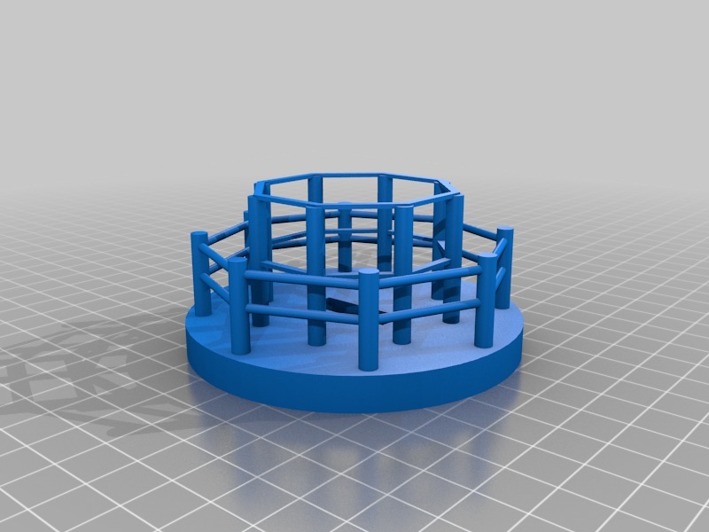 Miniatura 10 do modelo 3D Hexagonal Base Lighthouse Model Remix