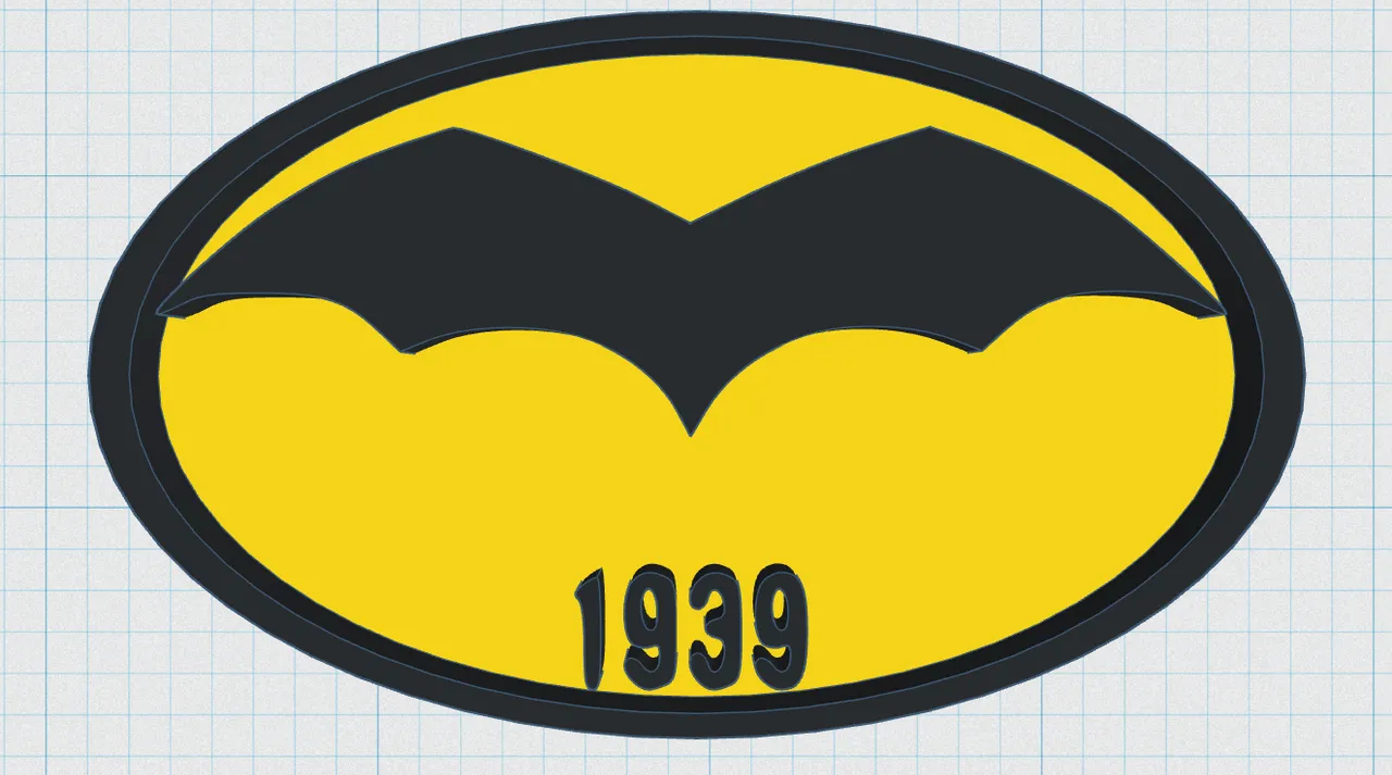 Batman Logo 1939 by Peter Ennist | Download free STL model