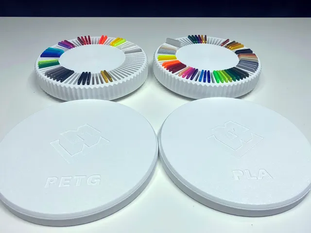 Lid for Spinning Filament Swatch Display (Filament-Farbdisplay)