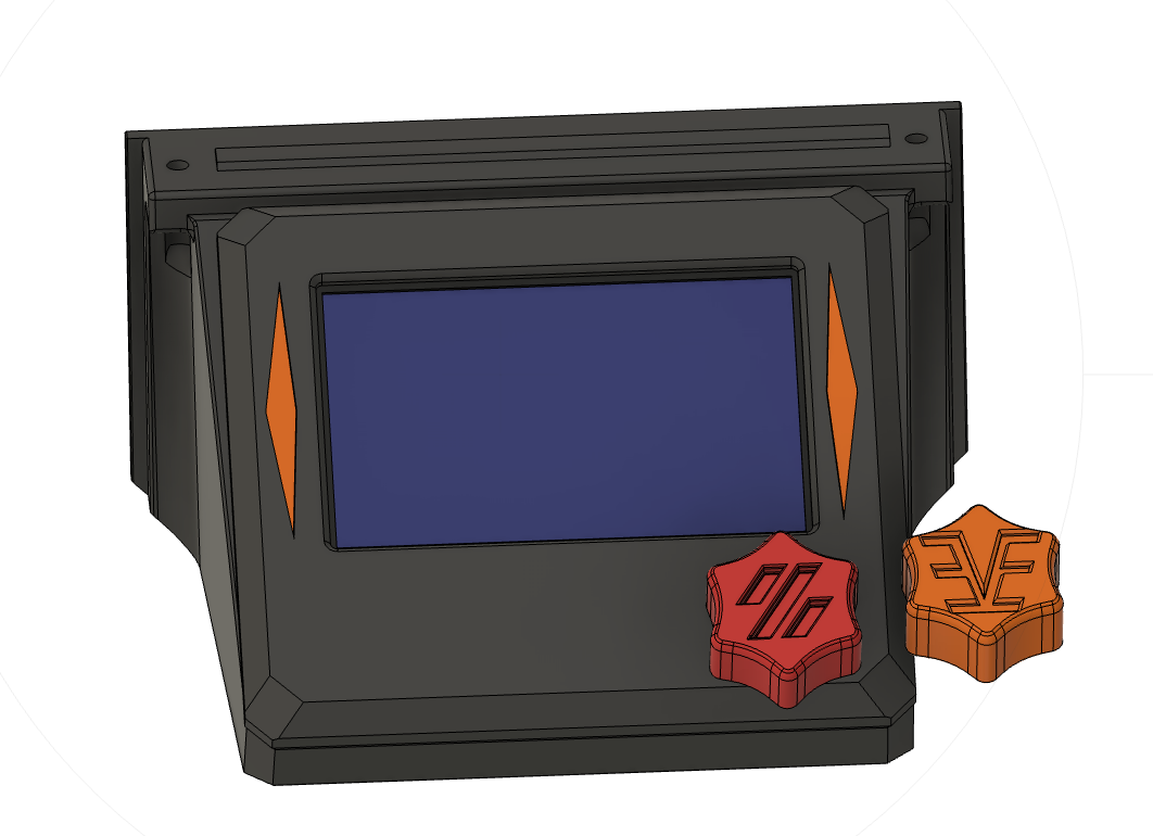 Ender-3 Screen Mount for Voron 2.4 and Trident (EndeVOR)