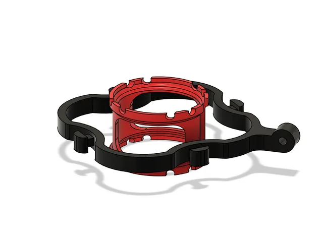 Simple Shock mount for Audio Technica AT2020