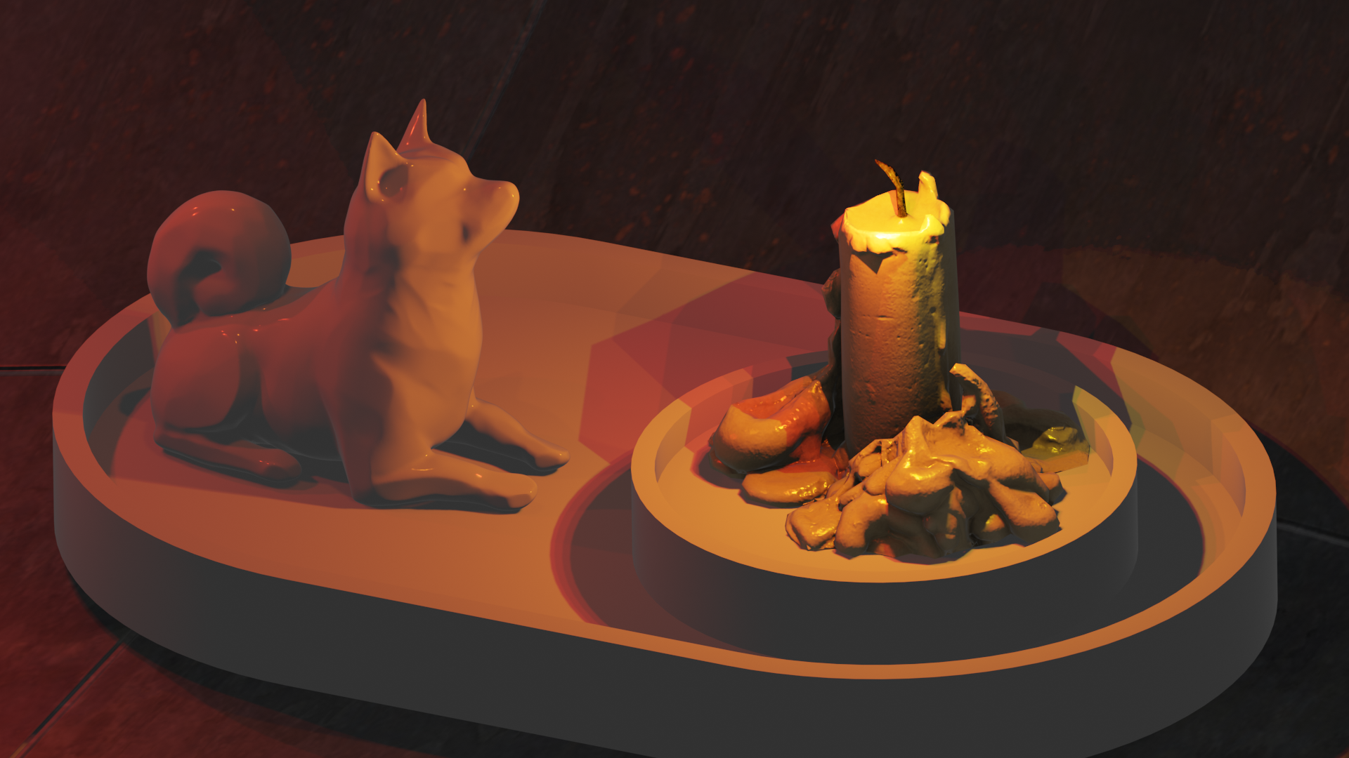 SHIBA INU CANDLE HOLDER - ADD A TOUCH OF WARMTH AND CUTENESS TO YOUR HOME