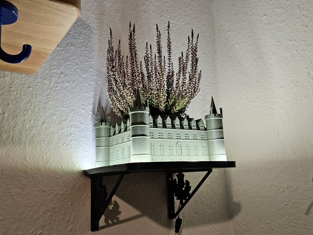 Inveraray Castle wall mounted planter flower pot Scotland