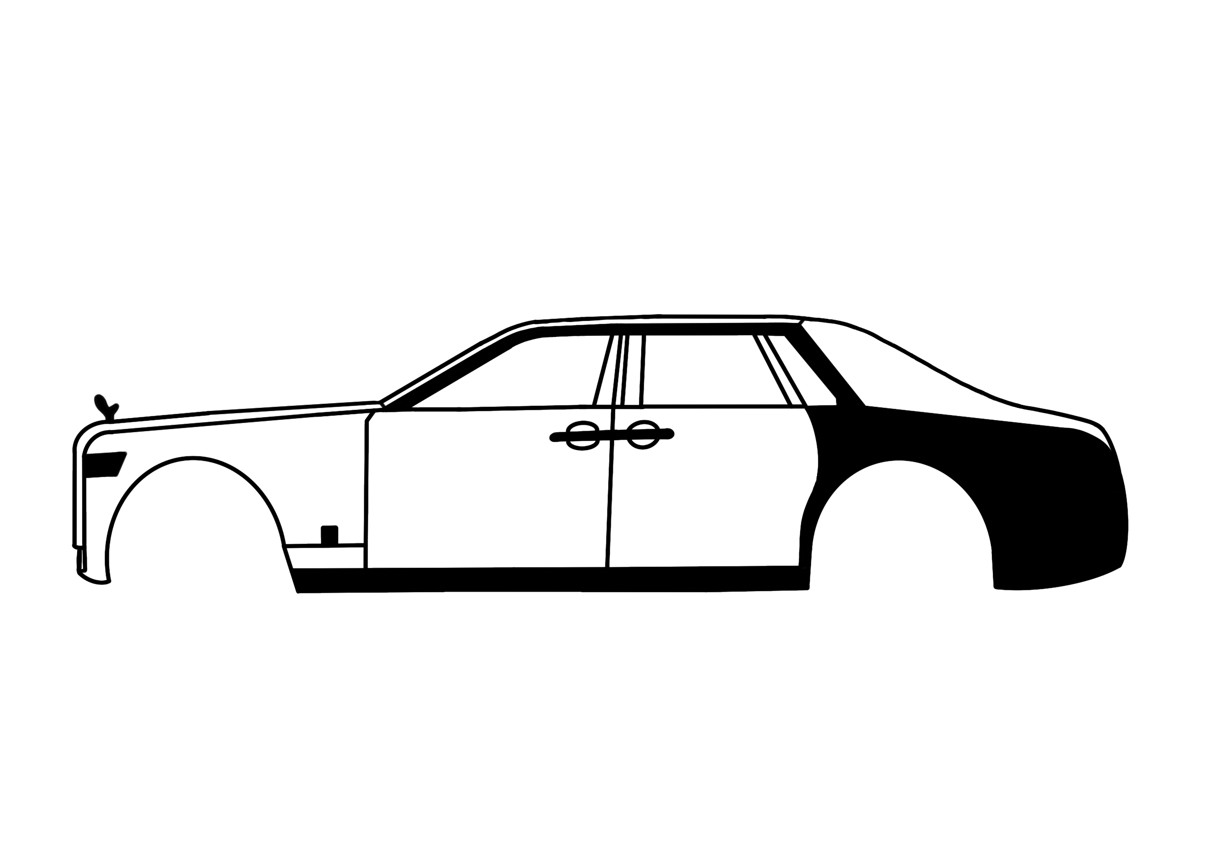 Miniatura 4 do modelo 3D Rolls Royce Phantom Wall Art