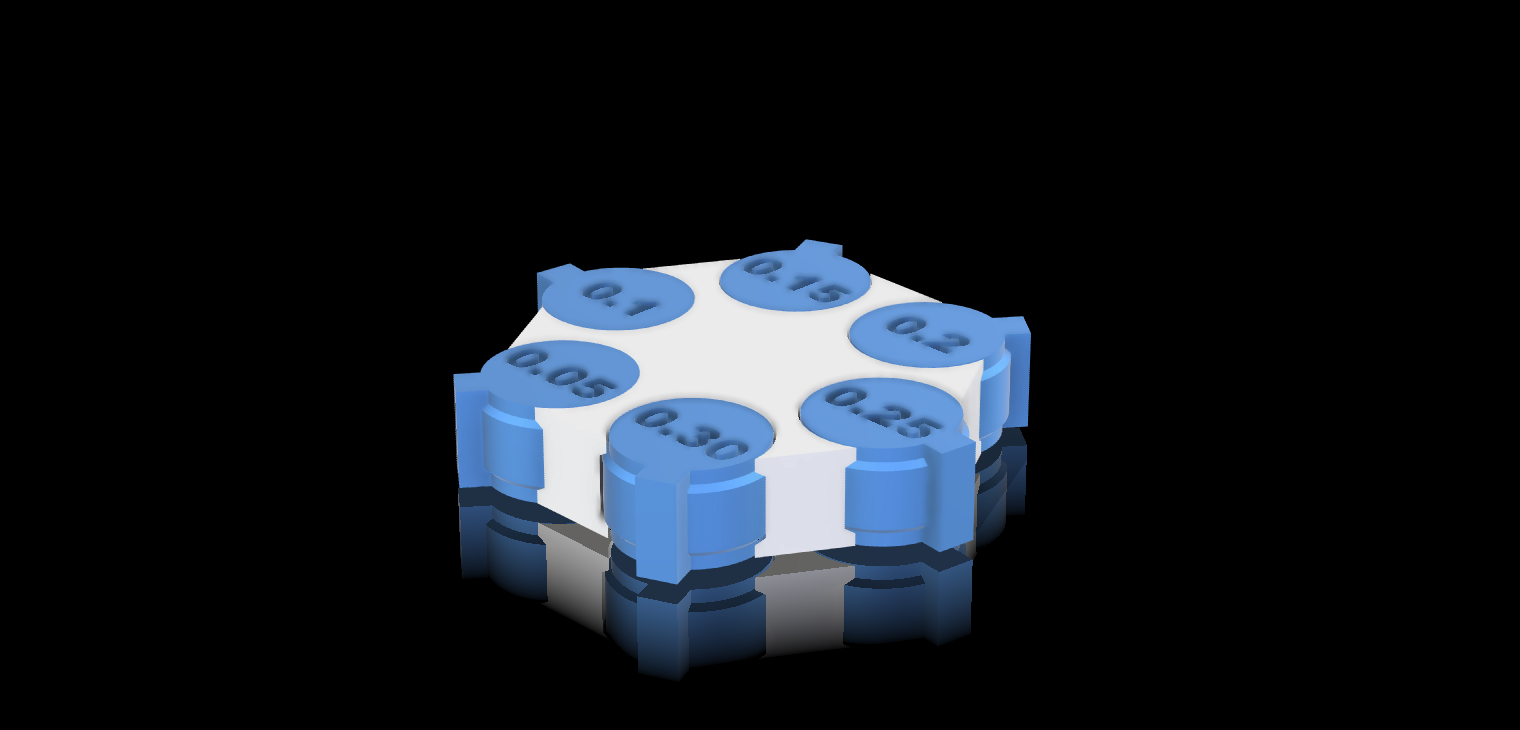Miniatura 3 do modelo 3D Simple Tolerance Test