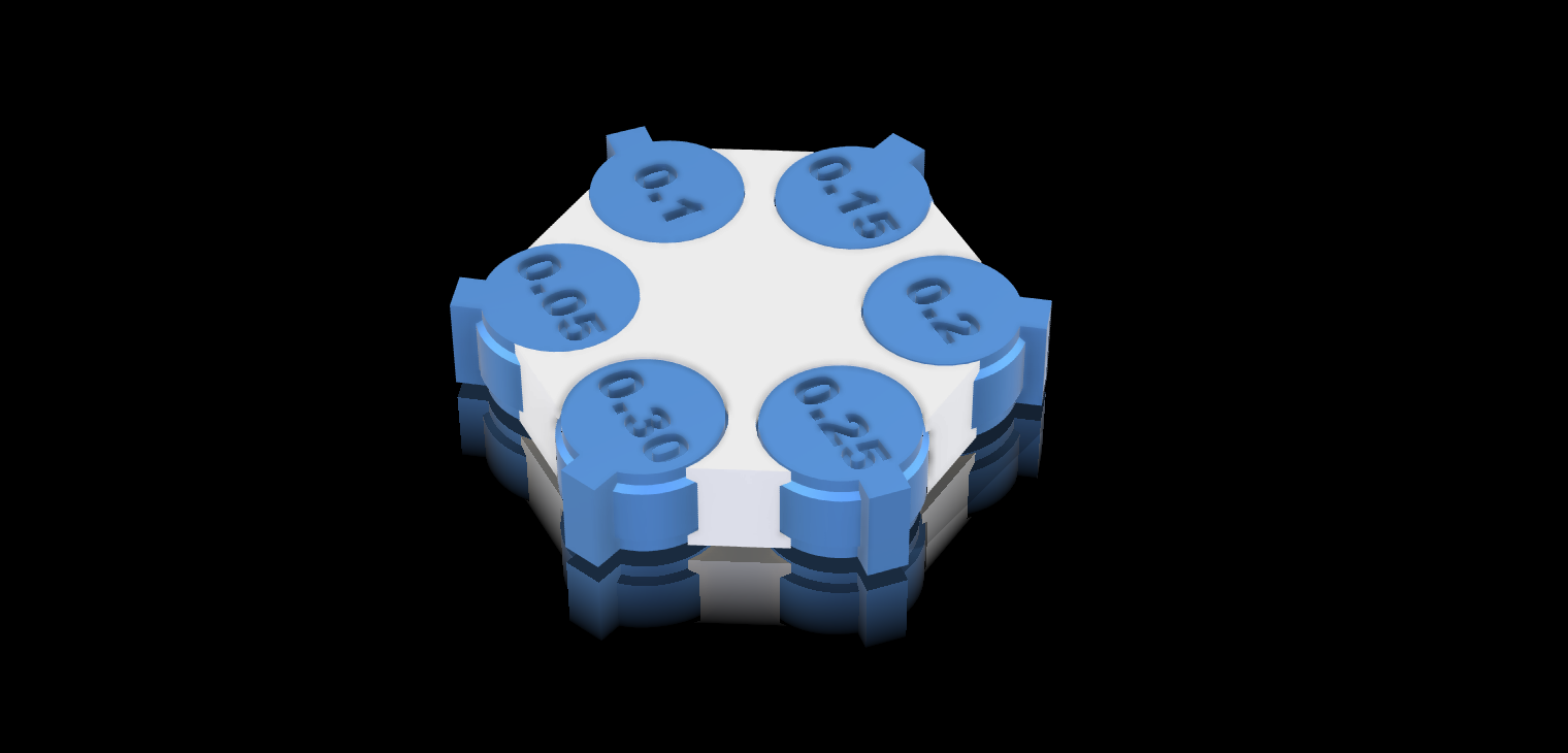 Miniatura 4 do modelo 3D Simple Tolerance Test