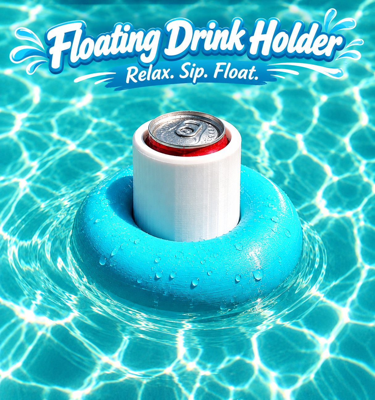 Floating Pool Drink Holder (Single Cup)