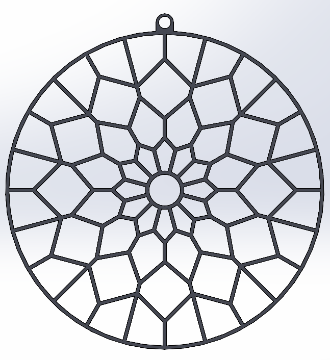 Flower Mandala Sun Catcher