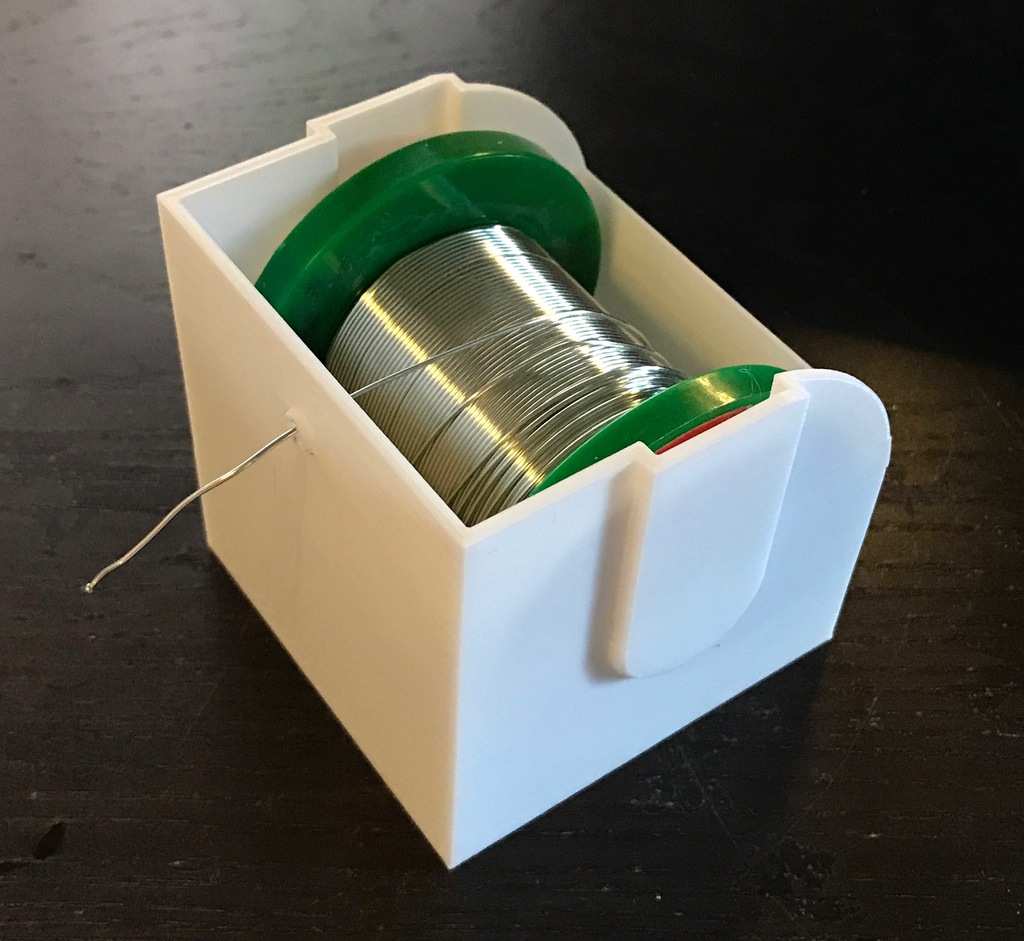 Solder spool holder by tomasf Download free STL model
