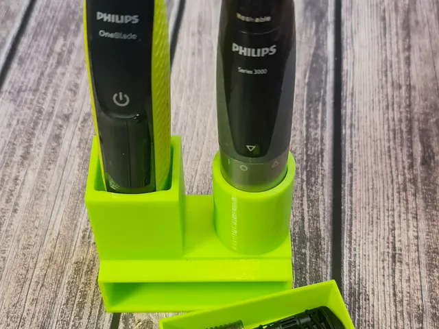 Philips shaver and trimmer stand with drawer for accessories