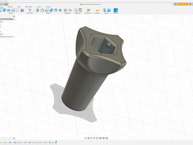 Action cam M5 screw short