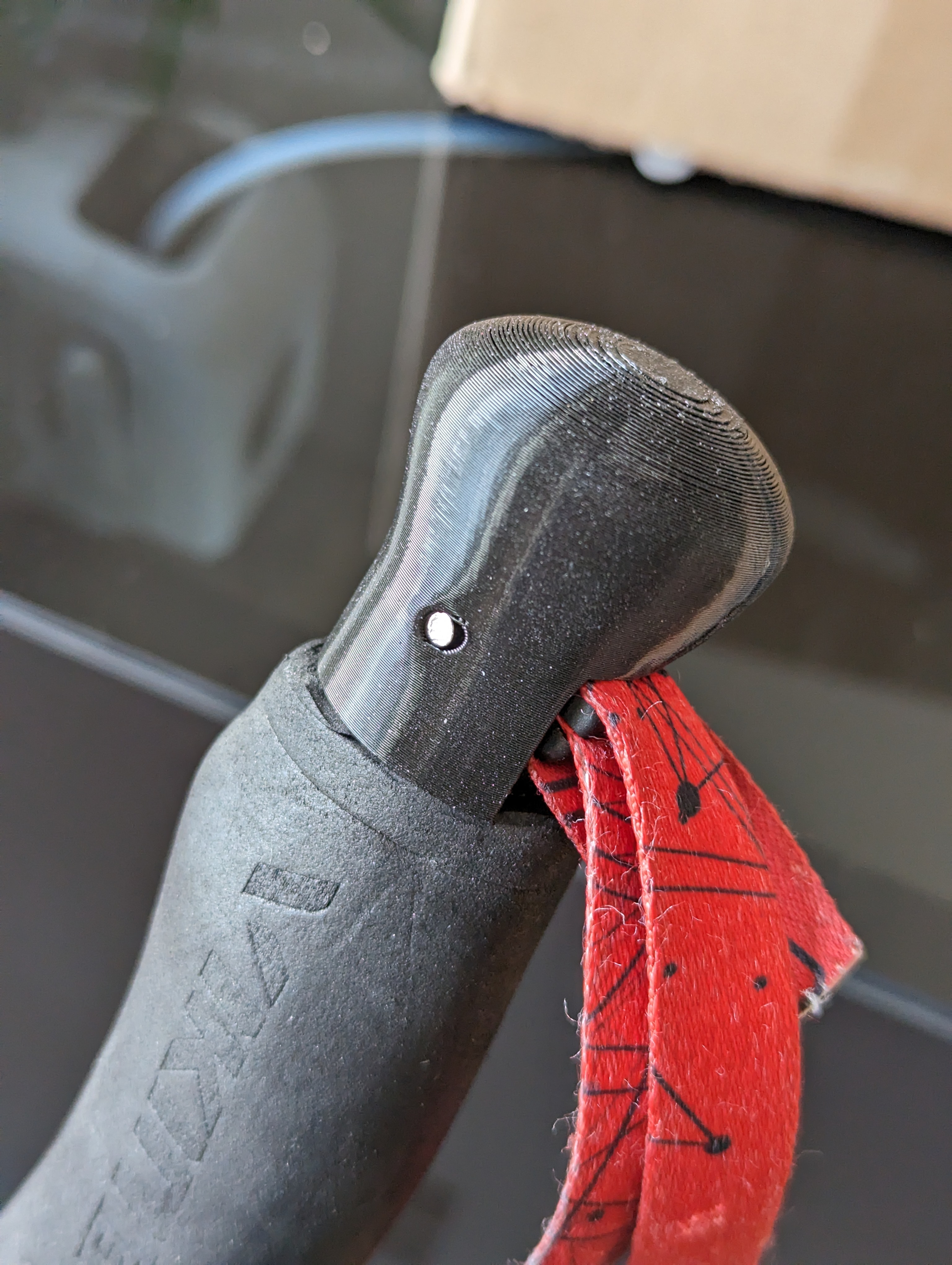 Ski poles holder fix