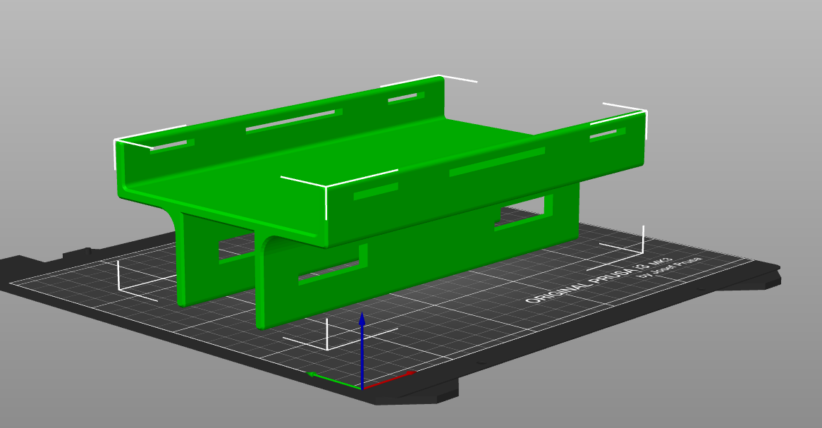 Asetek PSU Holder Aluminum Profile 40x40