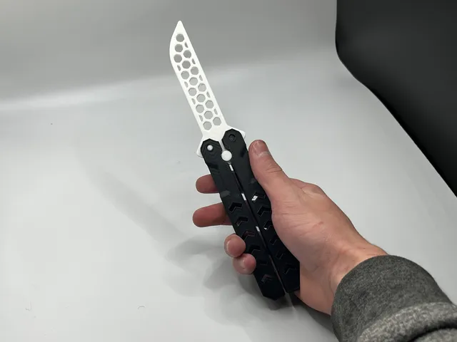 Fully 3D printed Balisong