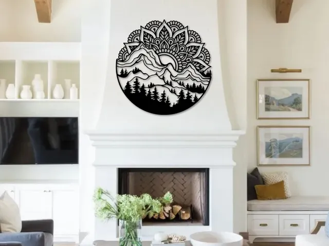Mandala Sunrise Wall Art