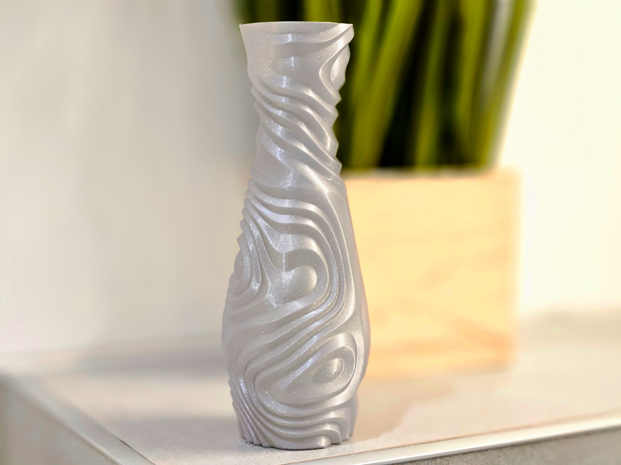 Wave shader vase