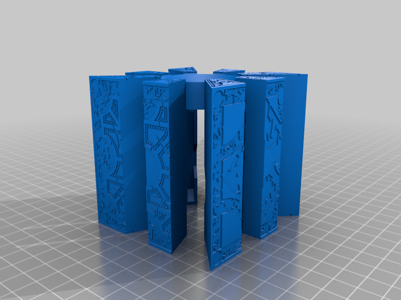 Miniatura 12 do modelo 3D Deconstructed Puzzle Cube