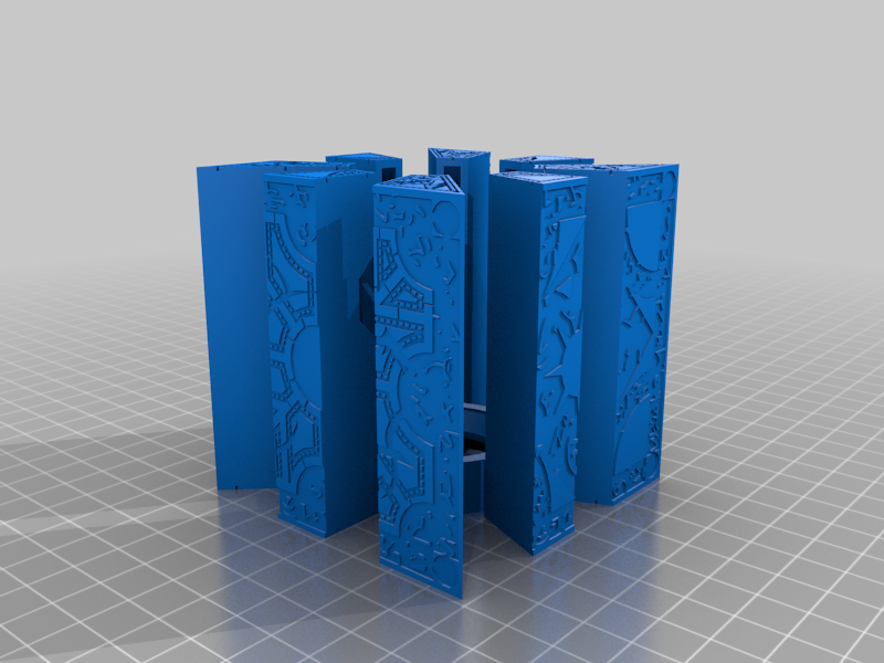 Miniatura 15 do modelo 3D Deconstructed Puzzle Cube