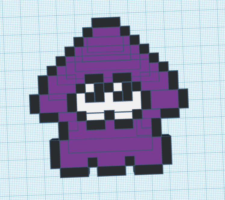 Pixel Splatoon Squid