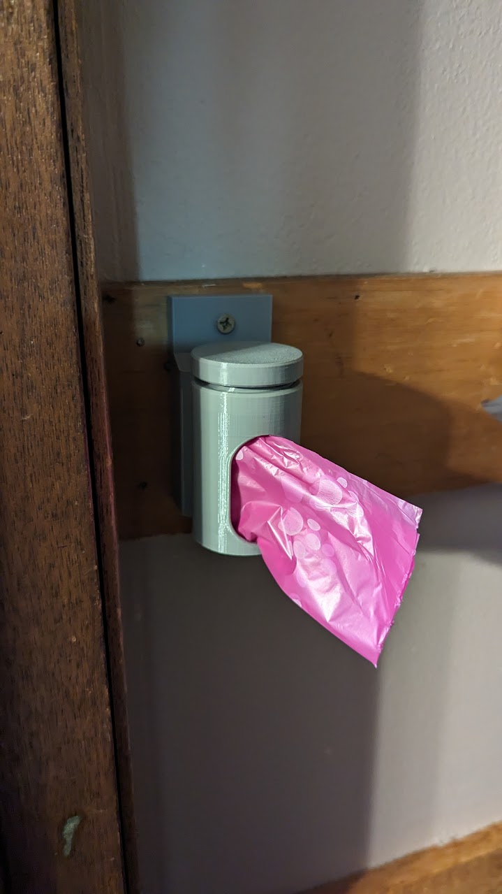 Wall Mounted Dog Poop Bag Holder