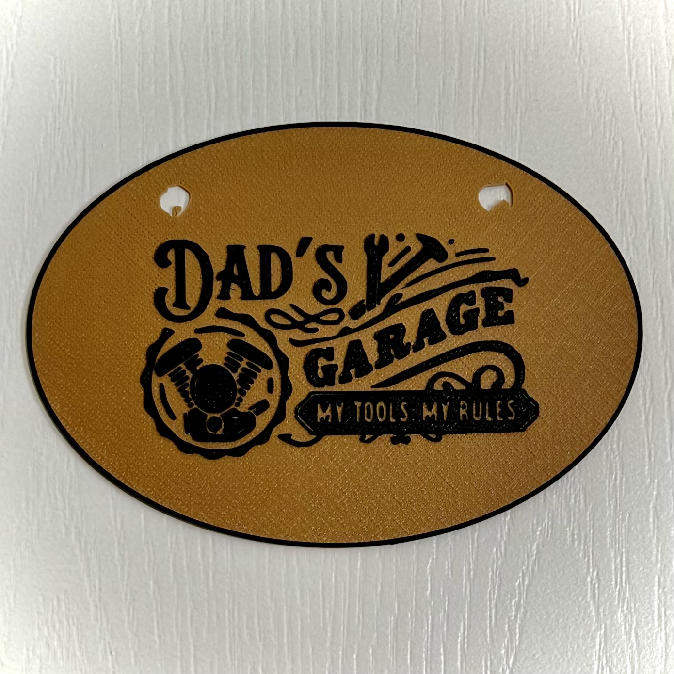 Fathers Day Garage Sign (My Tools My Rules)