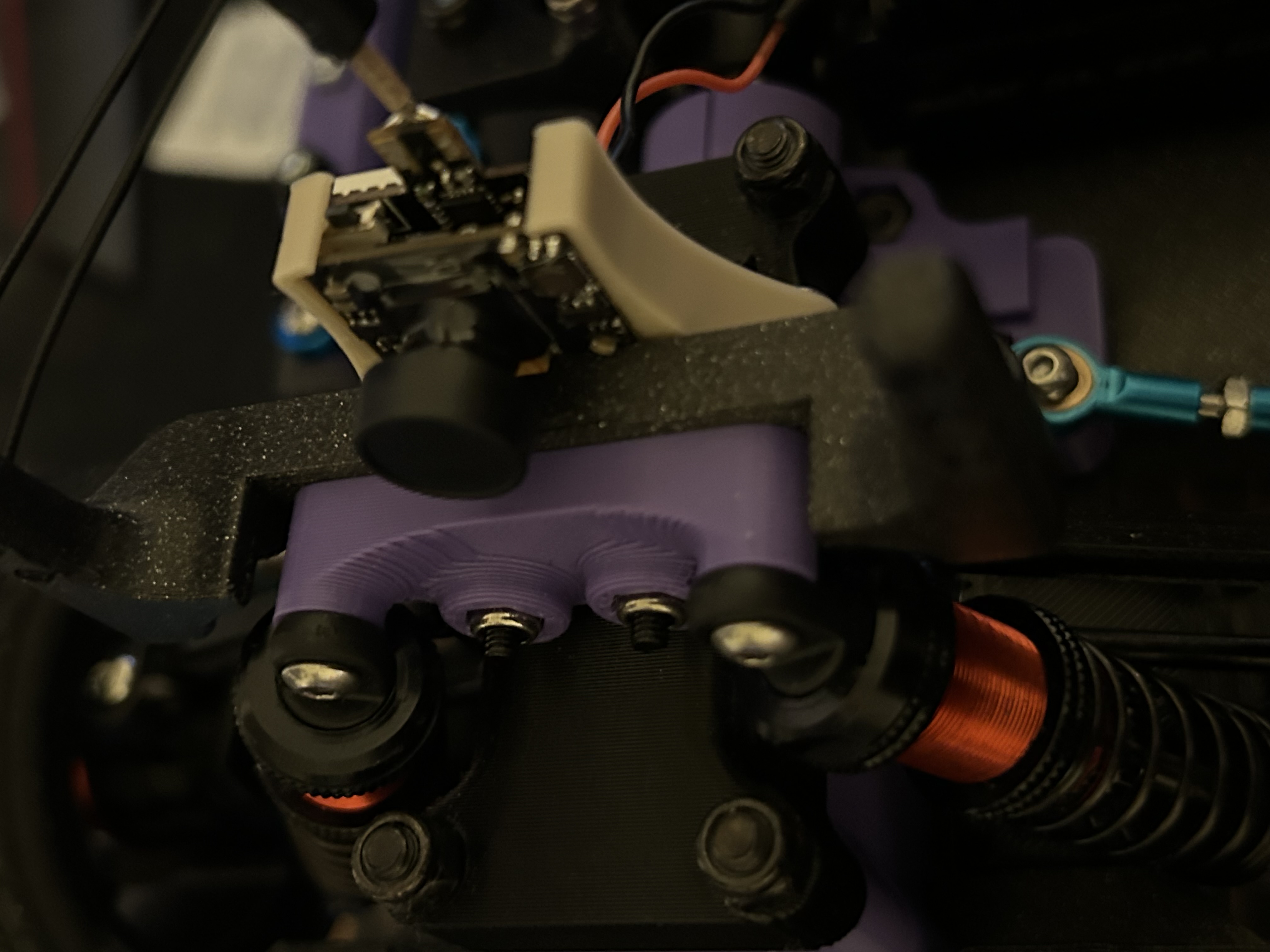 Explorer RC Front VTX Mount 3D model thumbnail