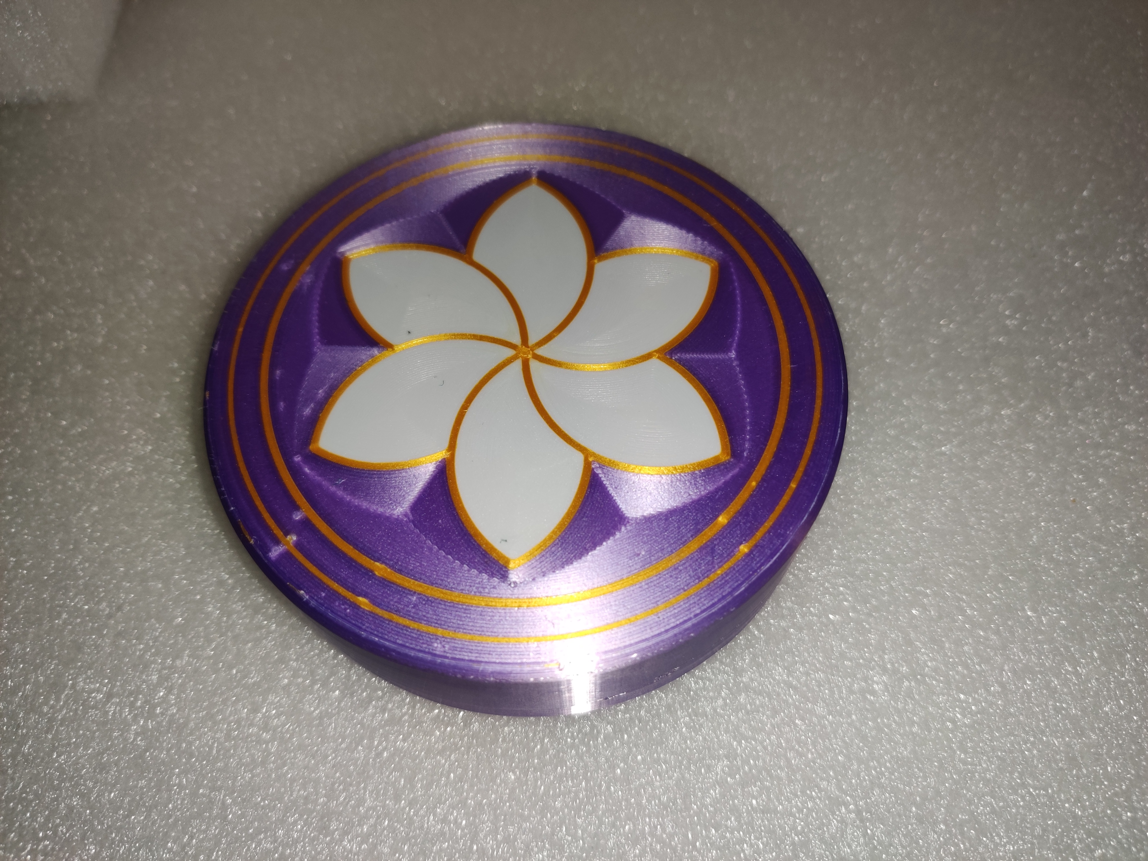 Stylized Magnolia Decorative Box