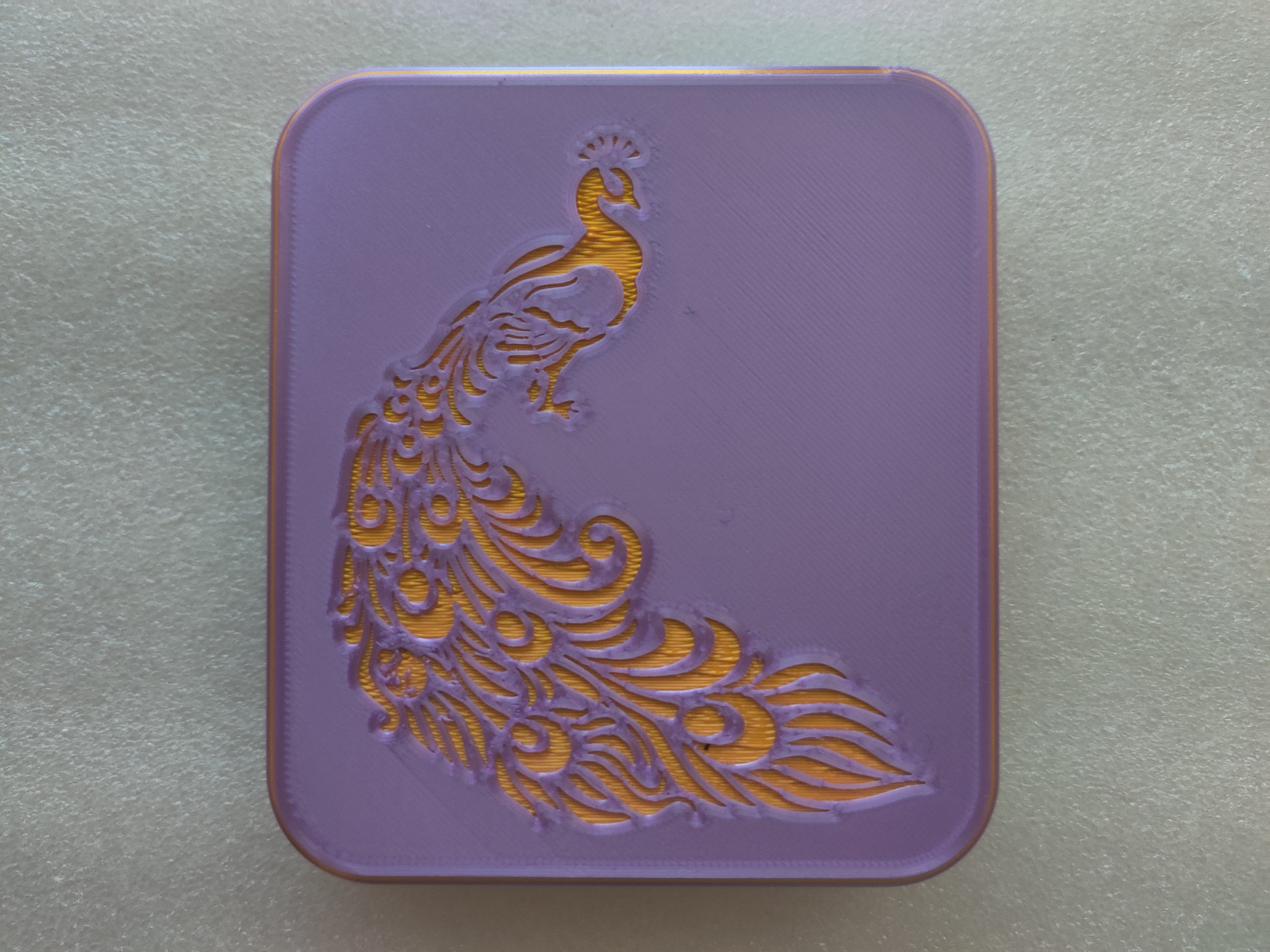 Peacock Decorative Box
