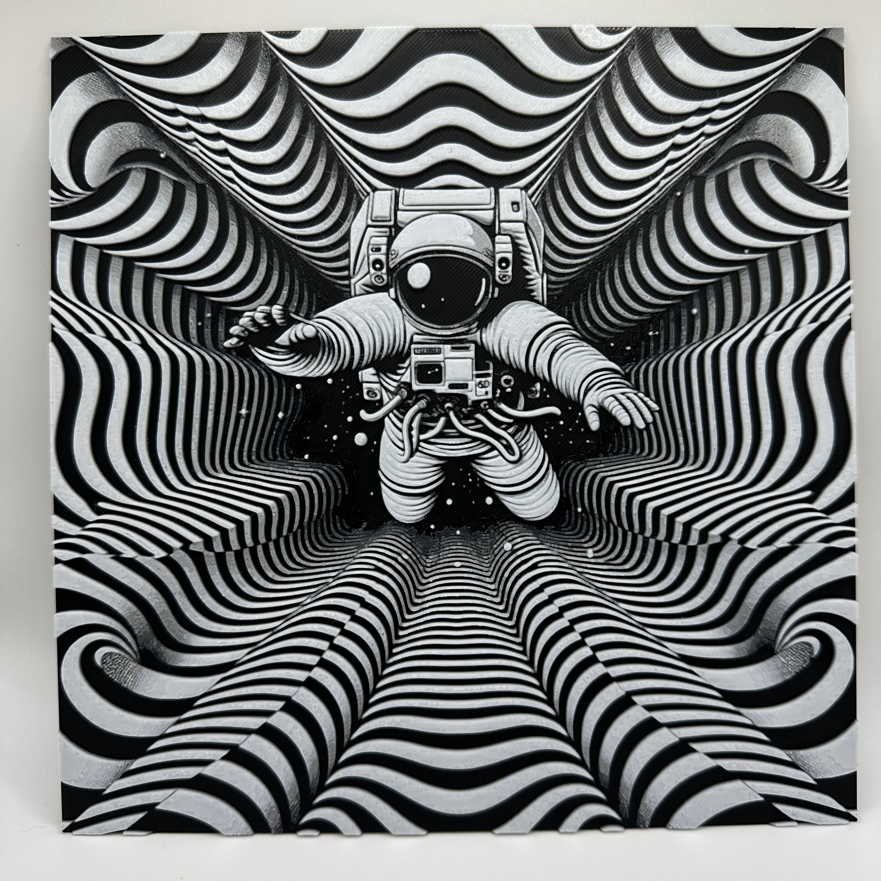HueForge - Wall Art - "Intergalactic Travel"