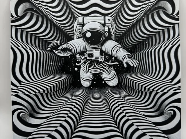 HueForge - Wall Art - "Intergalactic Travel"