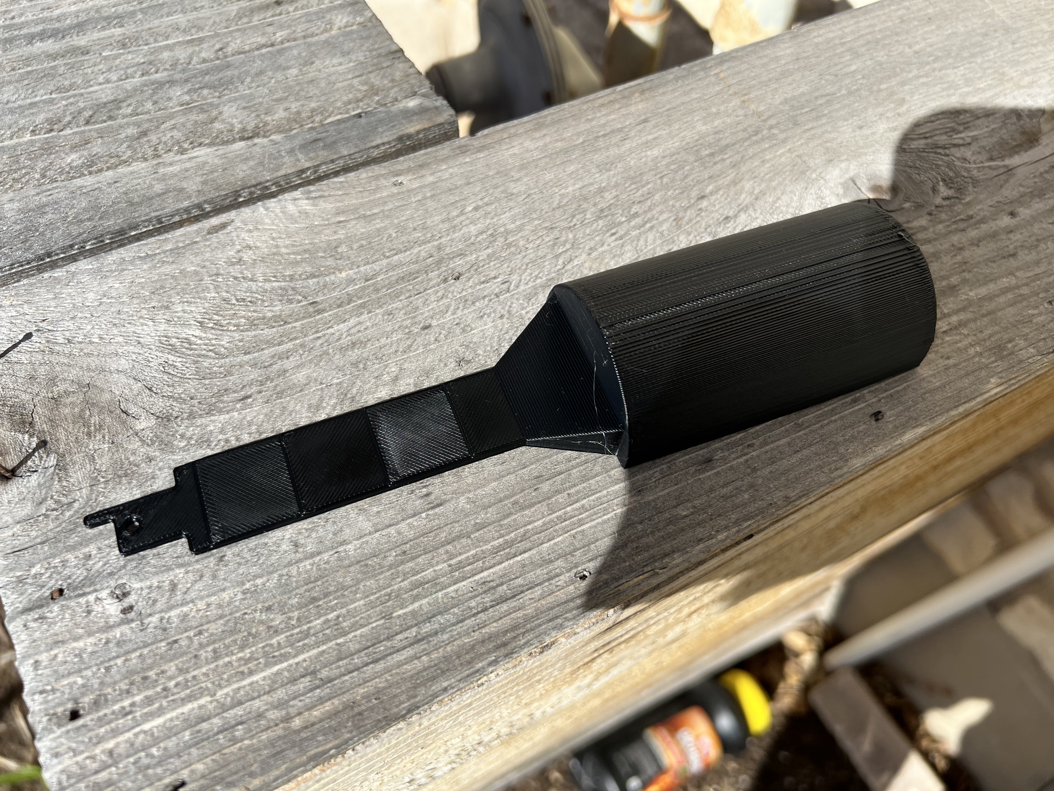 Lazy Man's Paint Shaker for Touch-up Paint and Crafts using Reciprocating Saw Attachment