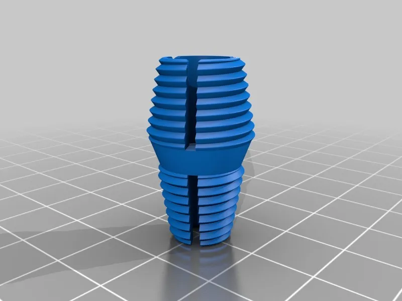 10-5mm - Self centering tapered-thread Z-axis coupling by Mazls92, Download  free STL model