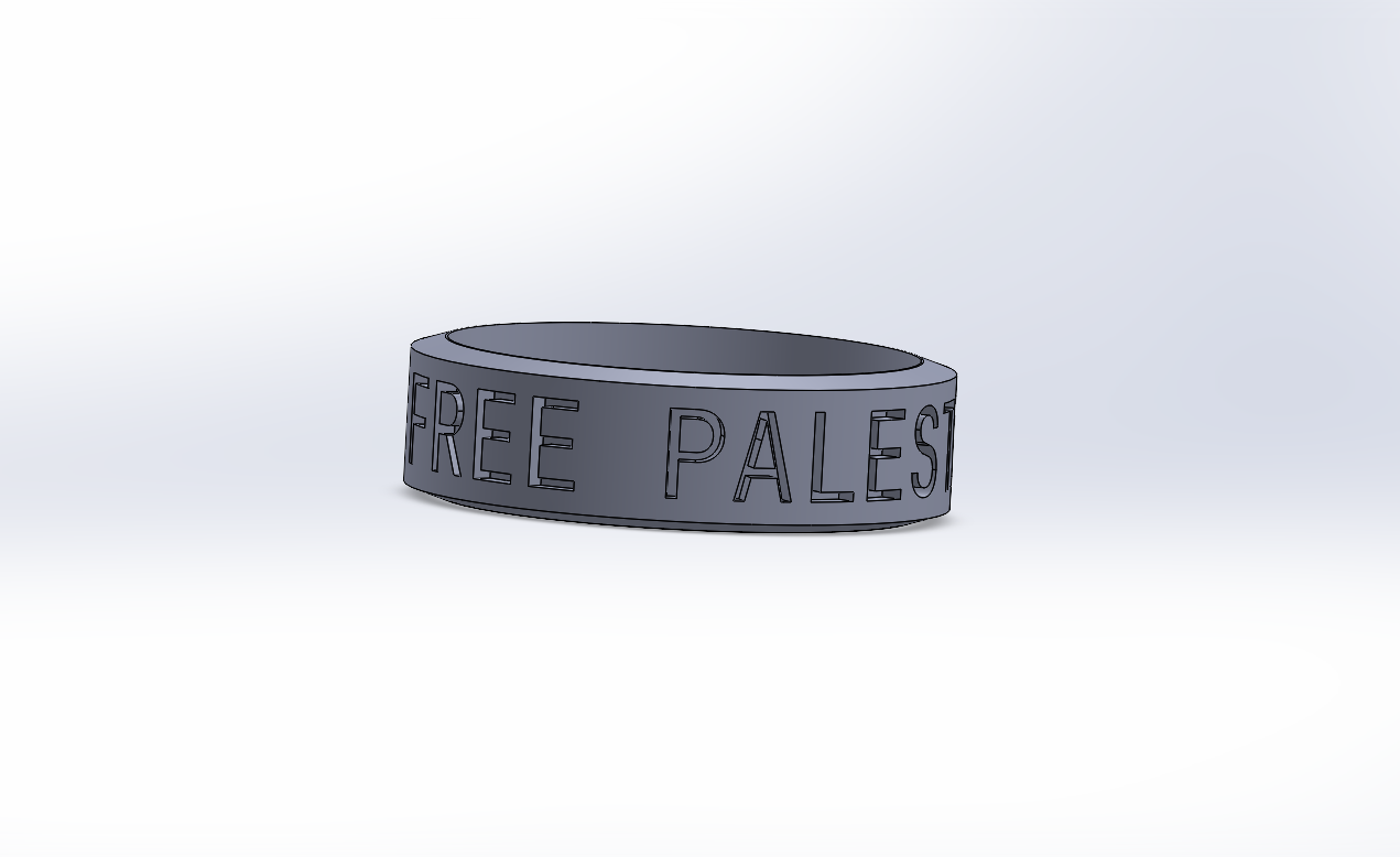 Free Palestine Ring