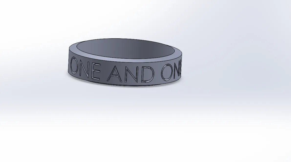 Islamic Ring by Zain Kerg | Download free STL model | Printables.com