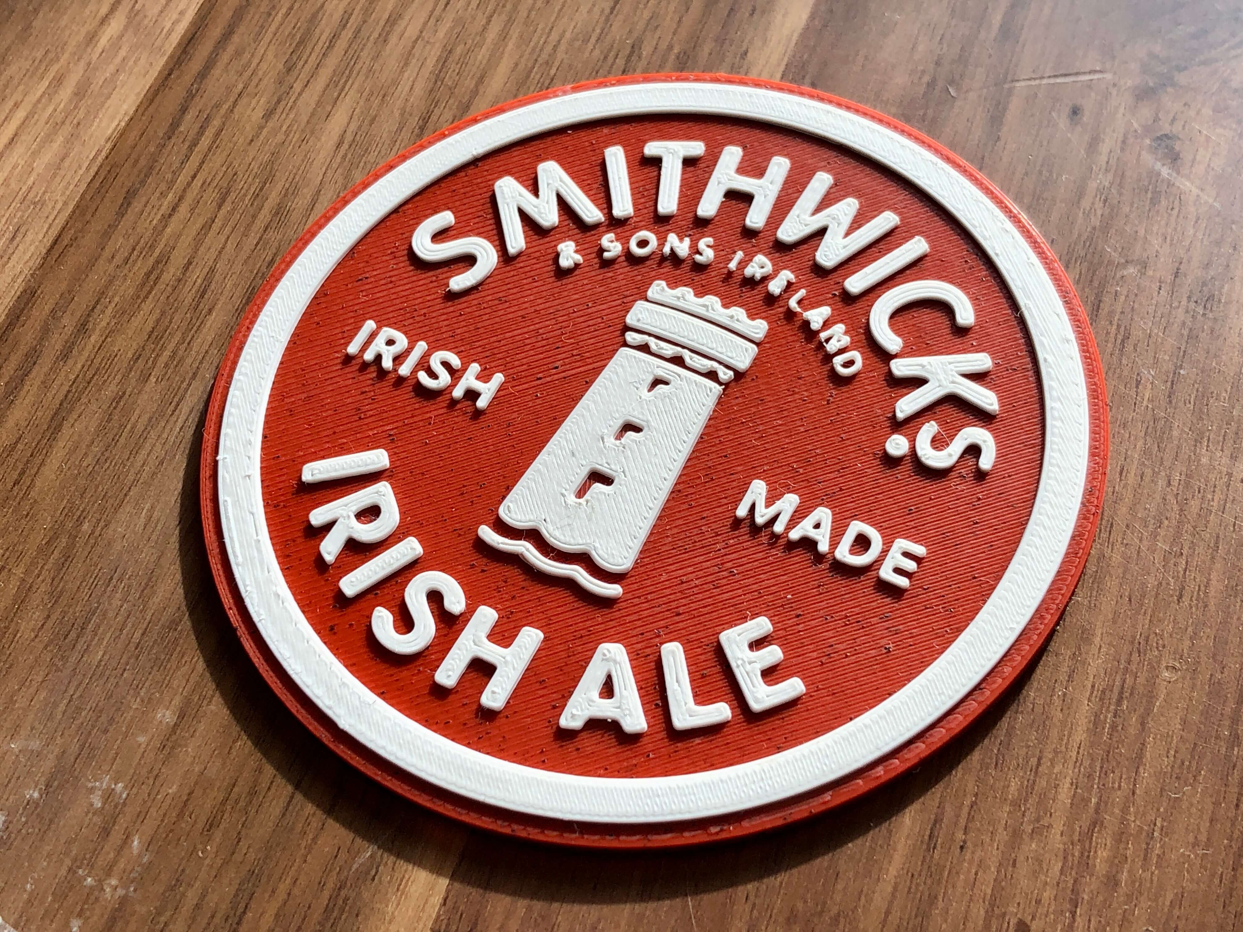 Smithwick's Beer Coaster - Ireland