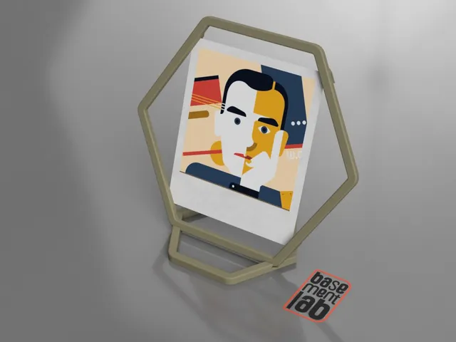 Photo Frame Polaroid 9x9cm (10,2x12cm) - Hexagonal Shape  Type Modulare - Portafoto modulare per Polaroid