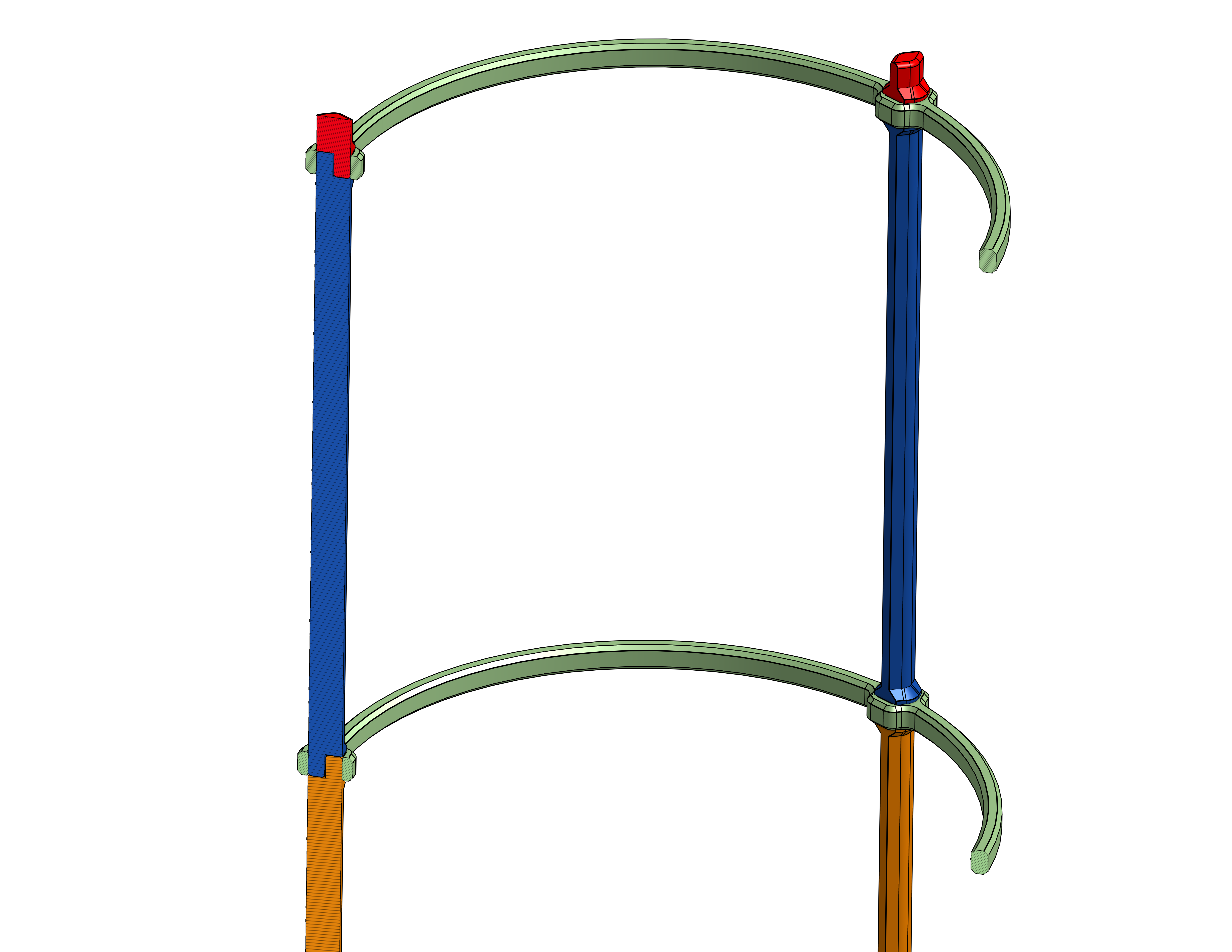Miniatura 3 do modelo 3D Stackable Modular Plant Support / fully configurable