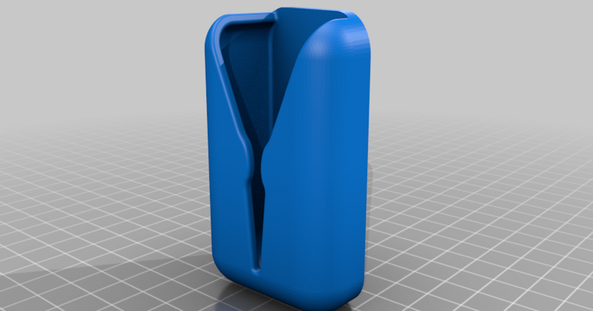 20° Angled Kitchen Towel Holder V2 (using 3M Command Strips) with STEP