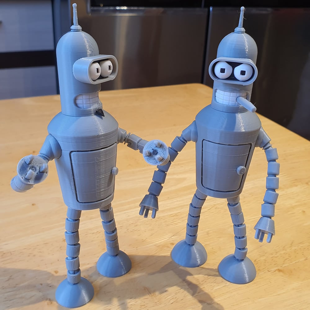 Flexo head & upgrade parts for Bender (Futurama)