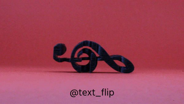 Text Flip -Music 𝄞