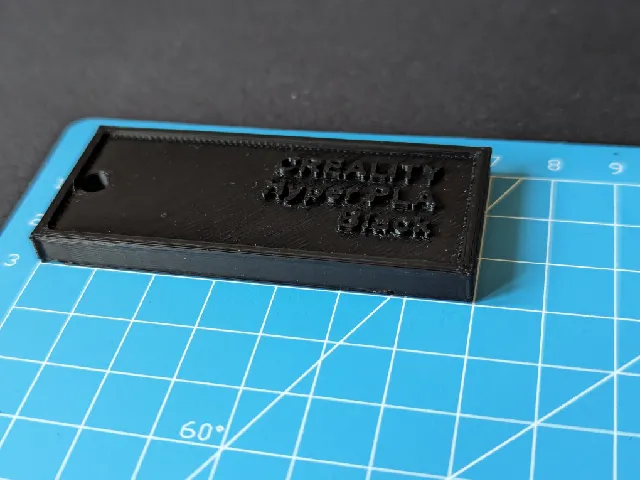 Filament Identity Card Creality Hyper PLA Black
