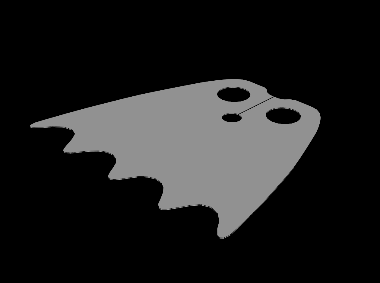 Lego Compatible (19185.dat) Minifig Cape Scalloped  5 Points