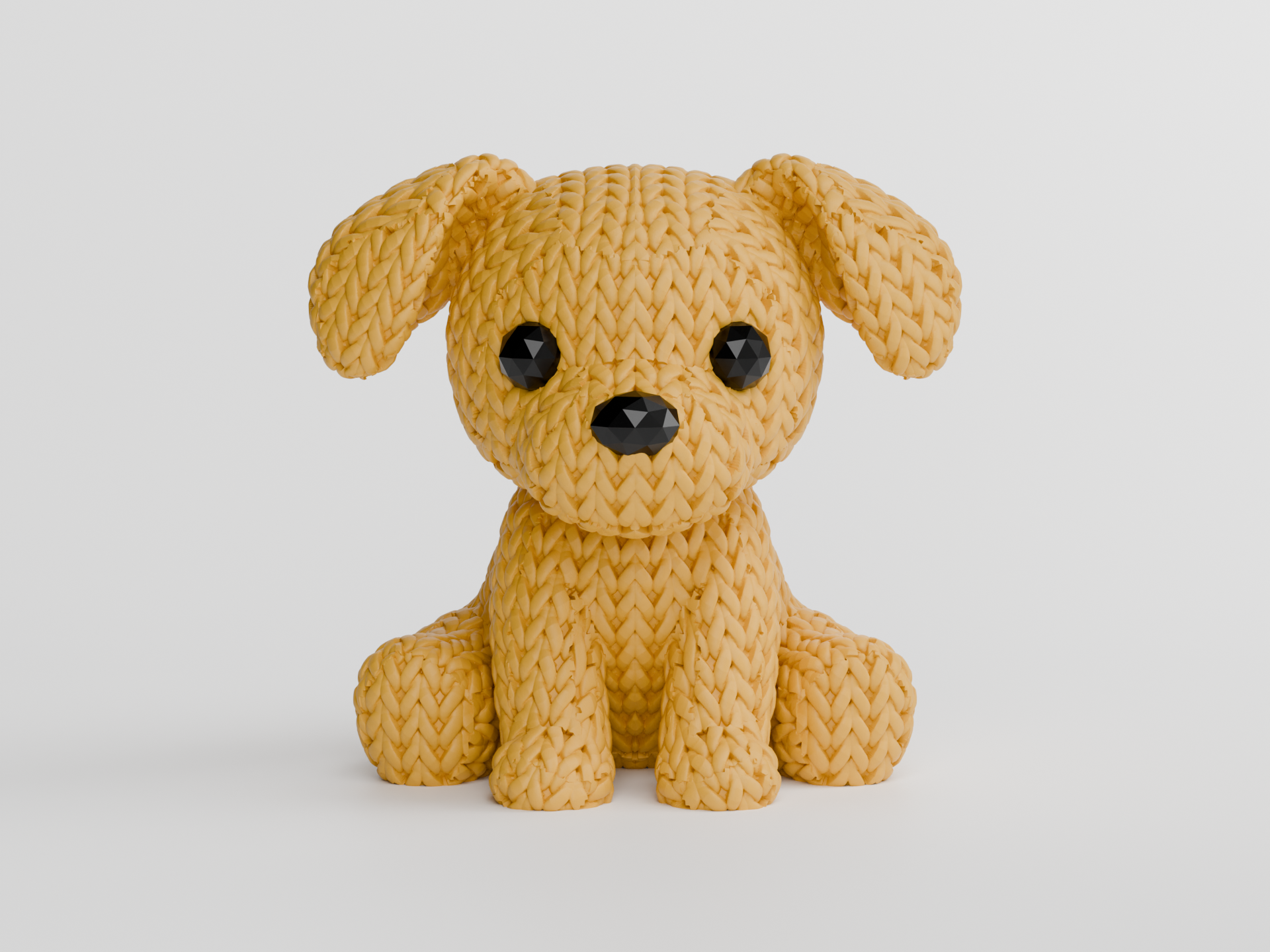 Knitted Dog