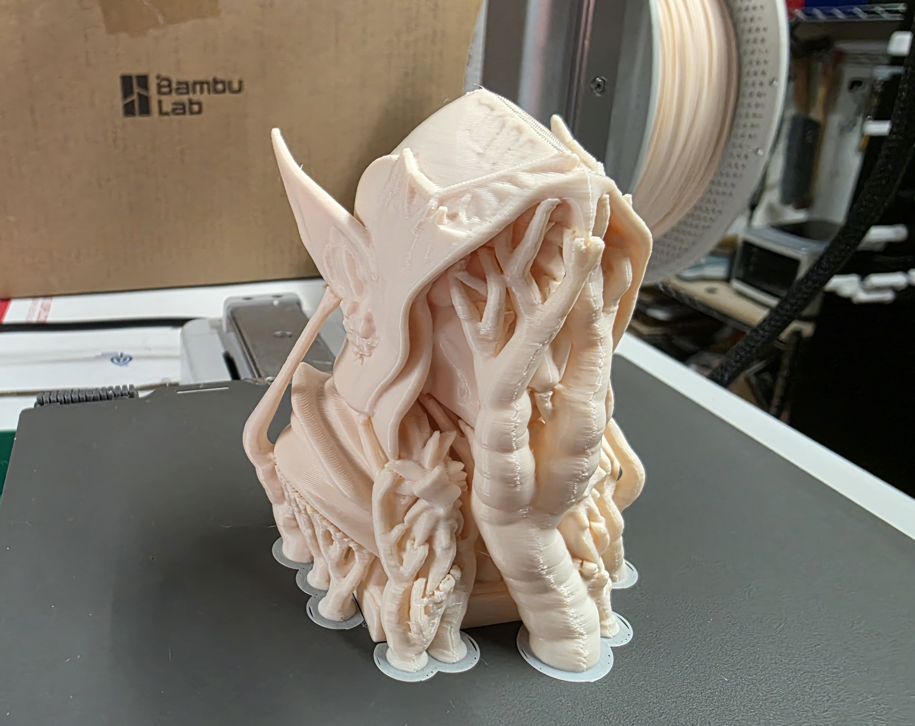 Miniatura 6 do modelo 3D High Elf Mage Bust