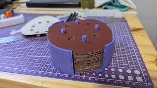 Stackable Orbit Sanding Paper Holder 125mm (5") -  Taller Version