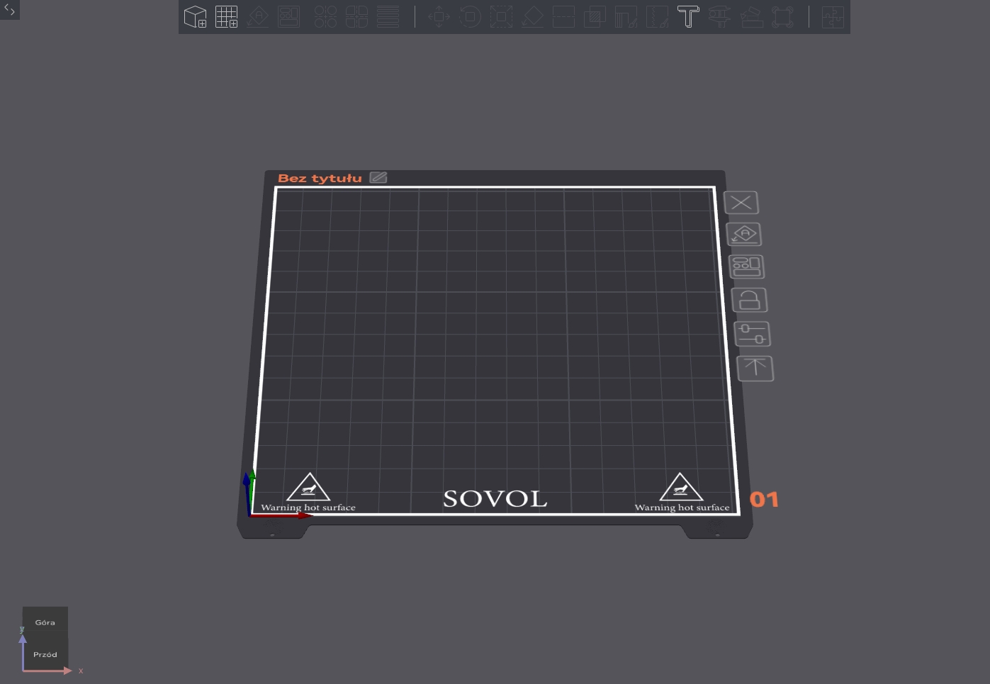 Sovol Zero buildplate texture