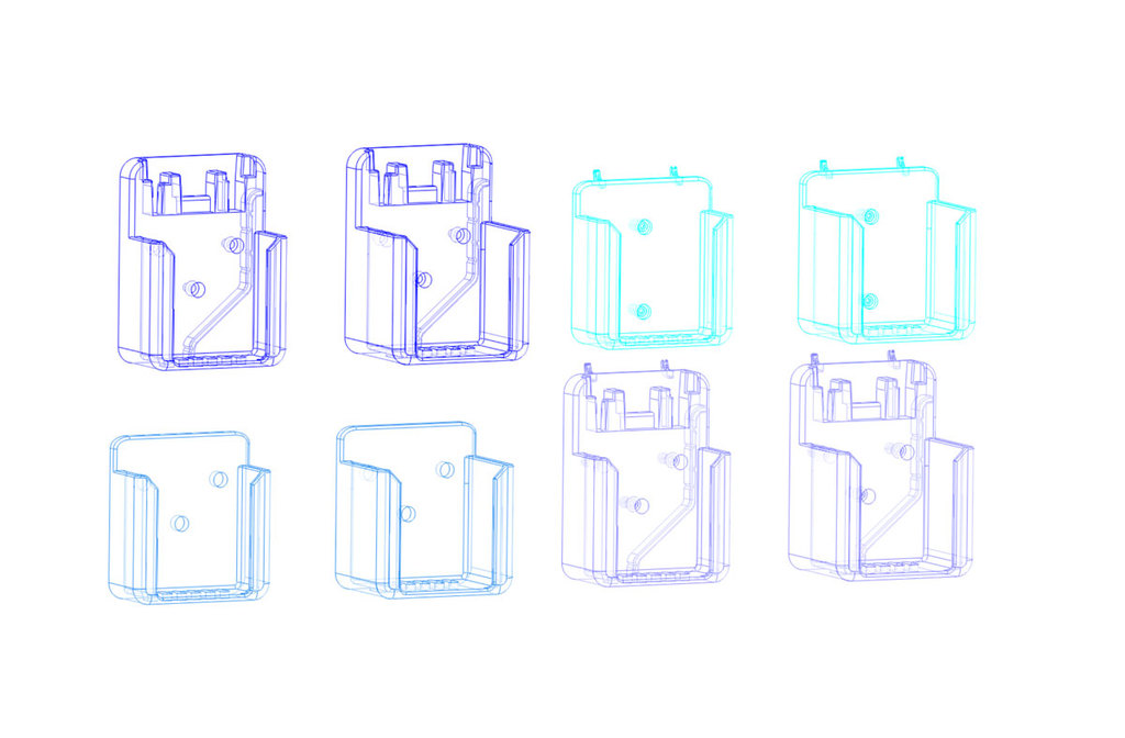 Black&Decker 20V Battery Holder by fstefan, Download free STL model