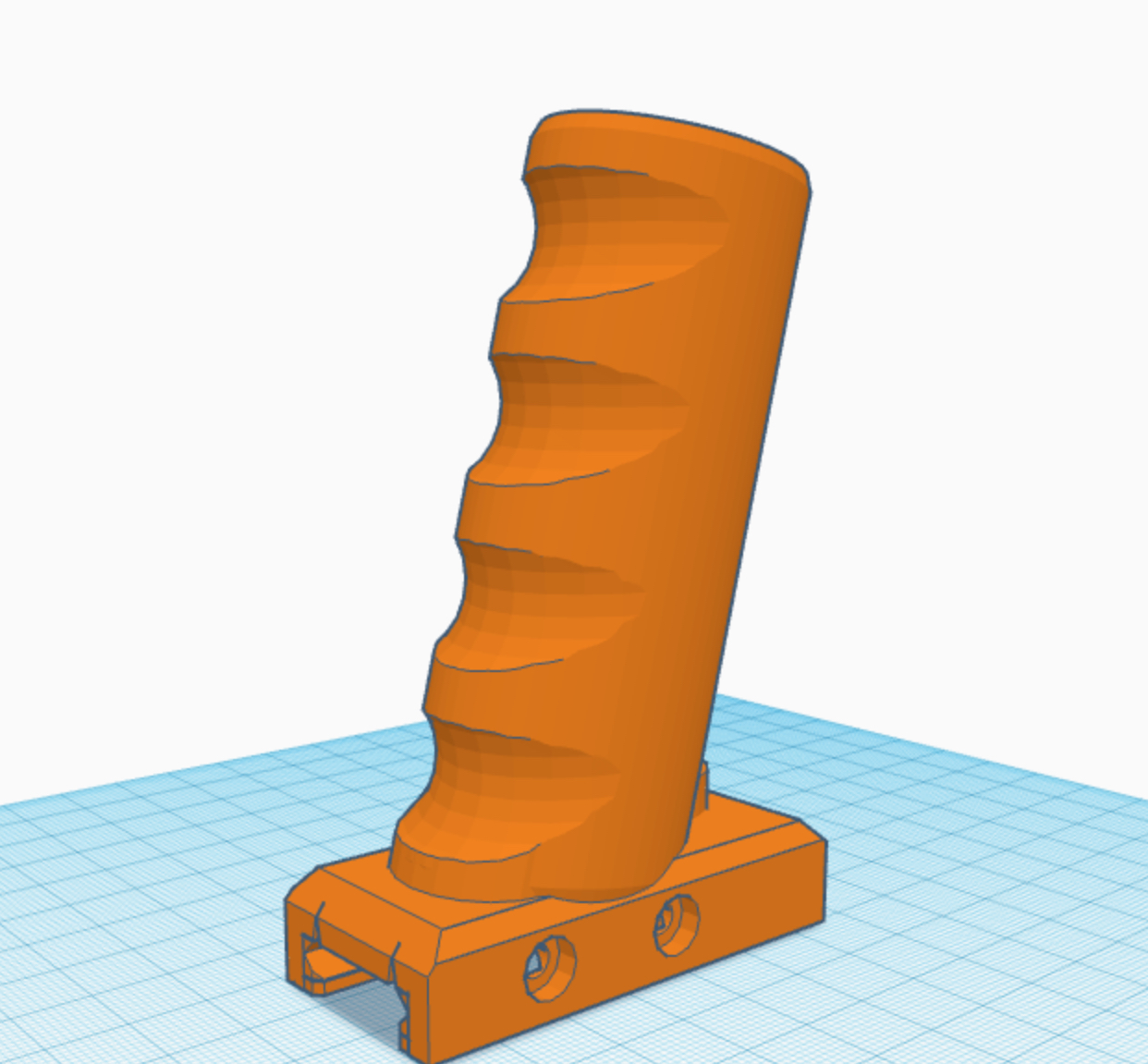 Airsoft grip by breadstixs31 download free stl model printables
