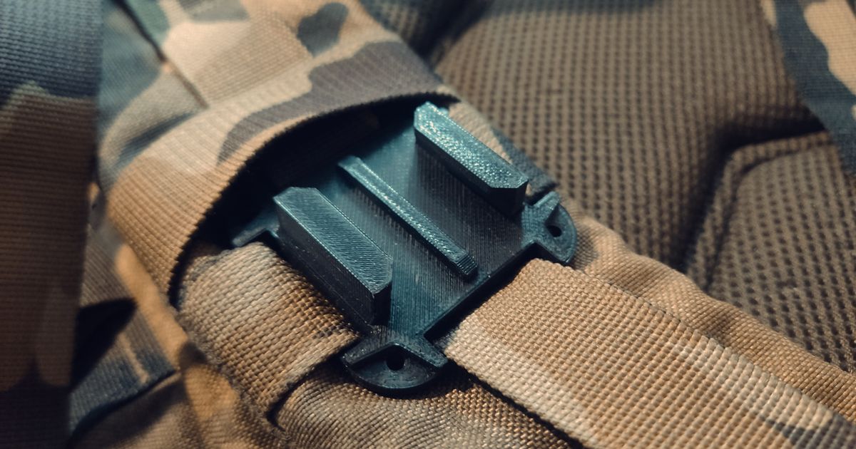 GoPro - molle mount by Josef | Download free STL model | Printables.com